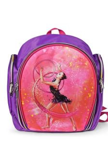Рюкзак для гимнастики сиреневый/розовый