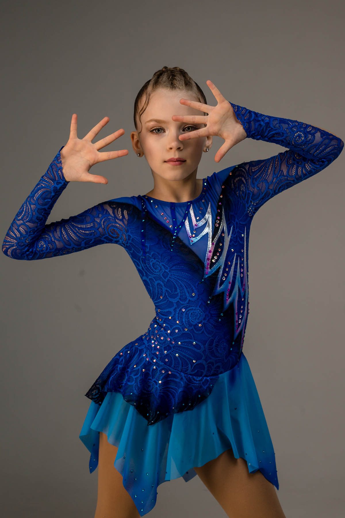 Платье для фигурного катания Полярный ветер