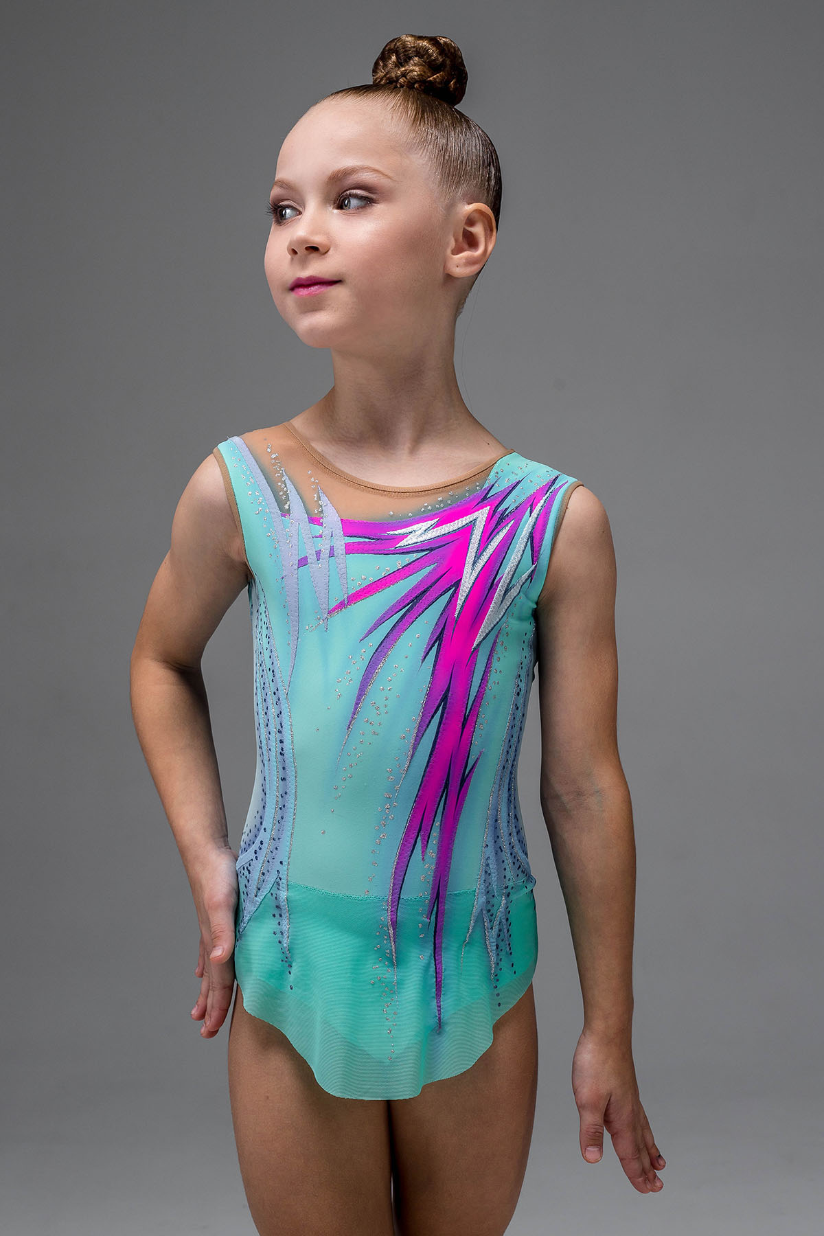 Купальник для художественной гимнастики Ариэль без страз