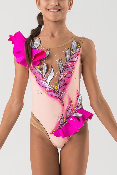 Купальник для художественной гимнастики Цветочная роскошь New