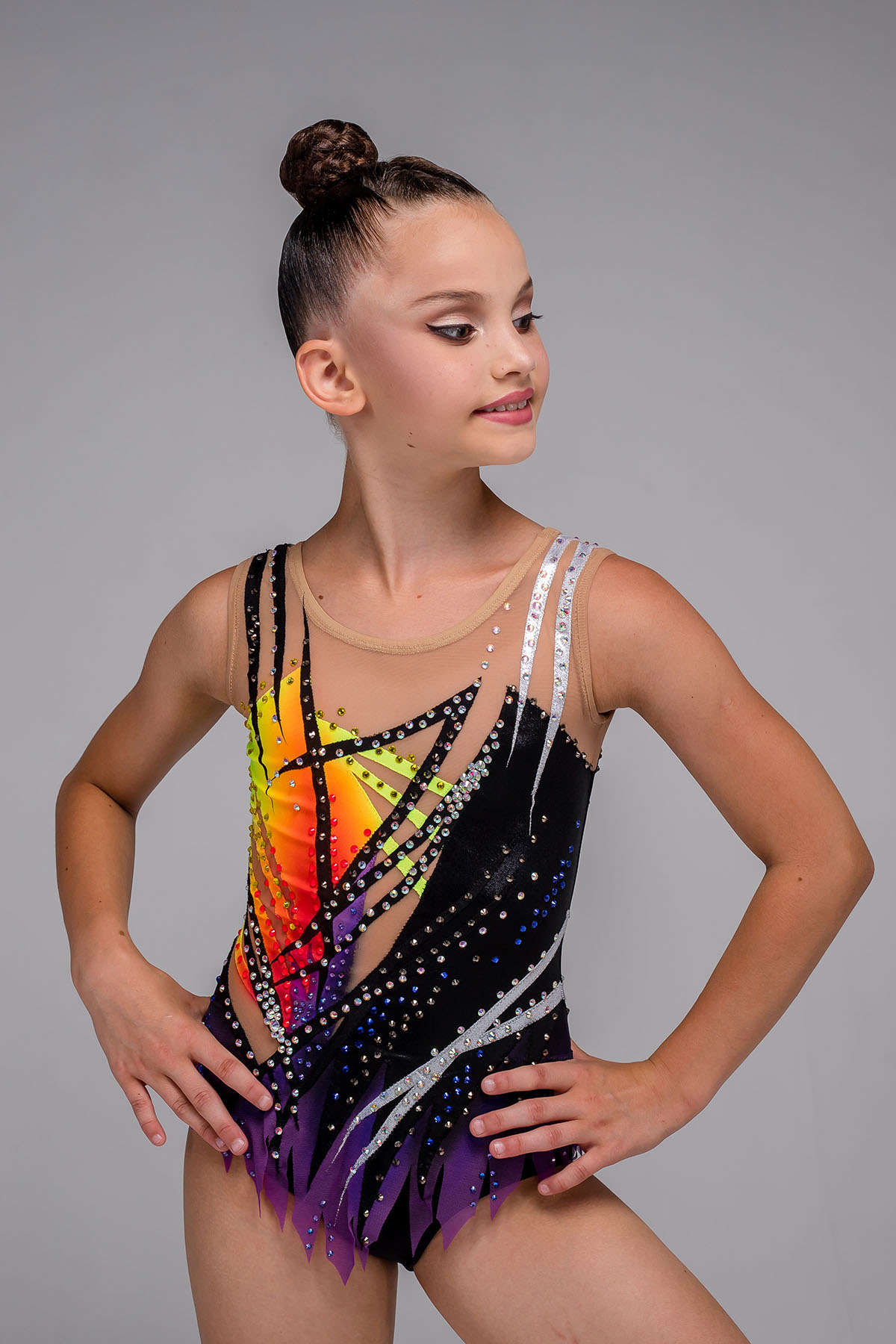 Купальник для художественной гимнастики Персидские мотивы
