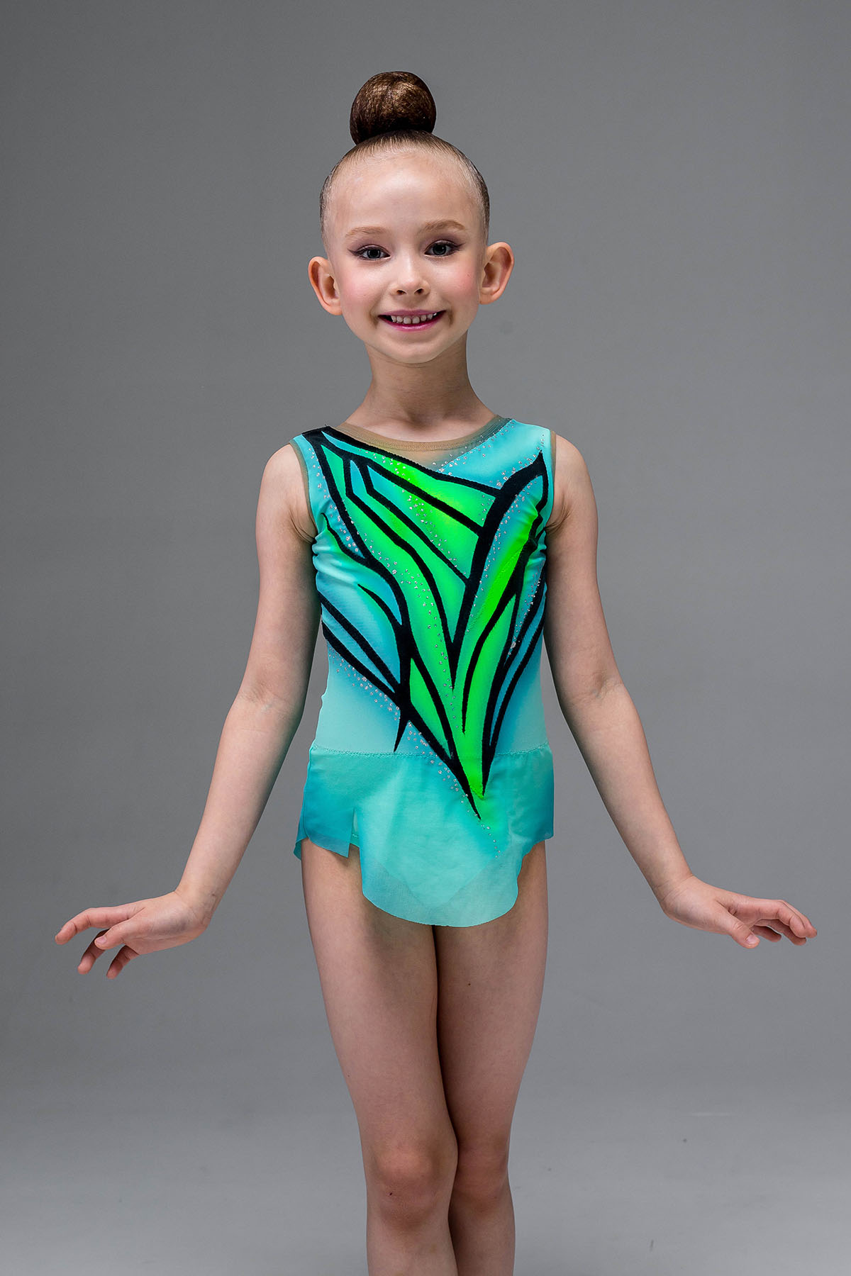 Купальник для художественной гимнастики Скайлайн без страз
