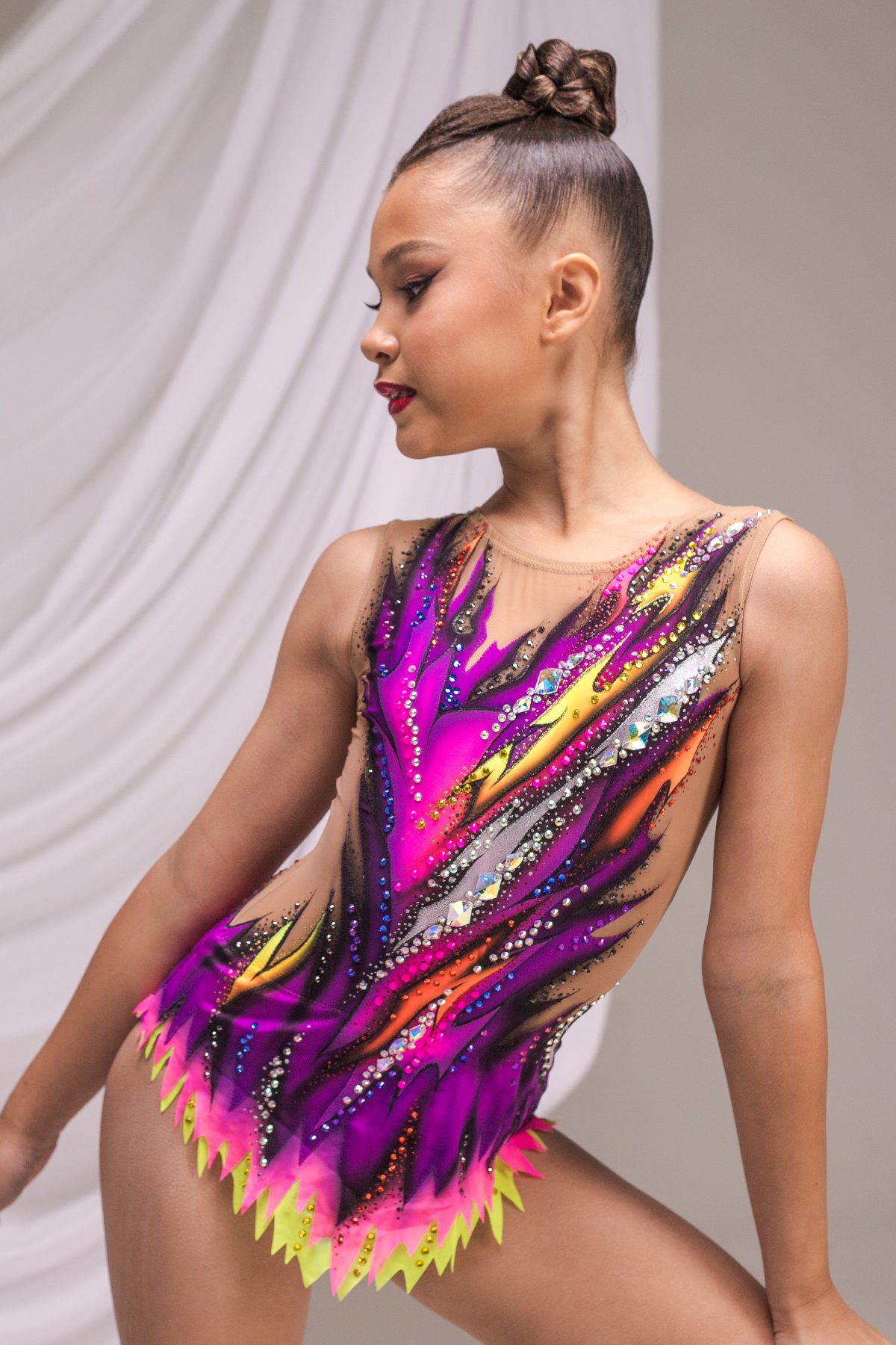 Купальник для художественной гимнастики Цвет волшебства