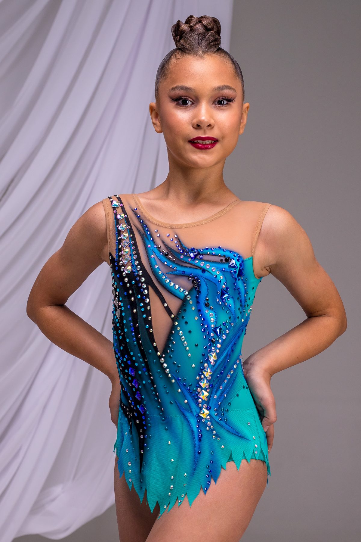 Купальник для художественной гимнастики Песнь лагуны