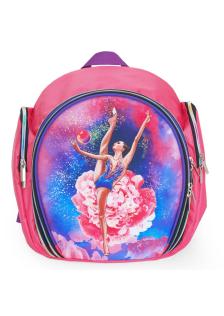 Рюкзак для гимнастики розовый/фиолетовый