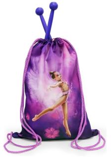 Рюкзак-мешок с принтом фиолетовый/сиреневый
