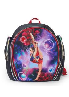 Рюкзак для гимнастики черный/красный