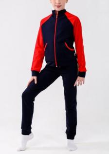 Спортивный костюм Классика с красным рукавом